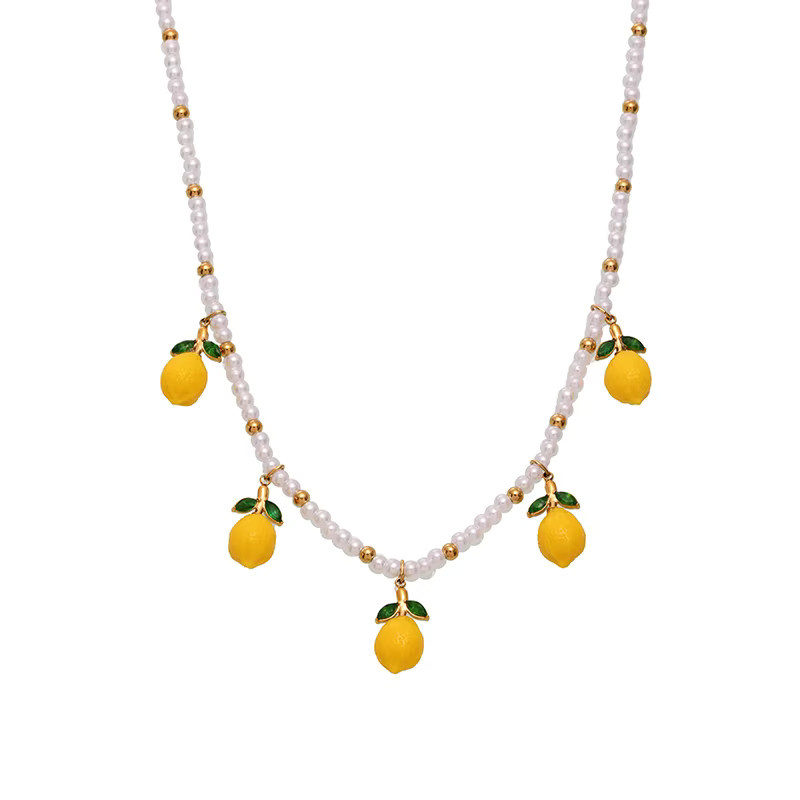 Nivora Halskette, Edelstahl, Perle, Zirkonia, Damen, Gold - Bild 2