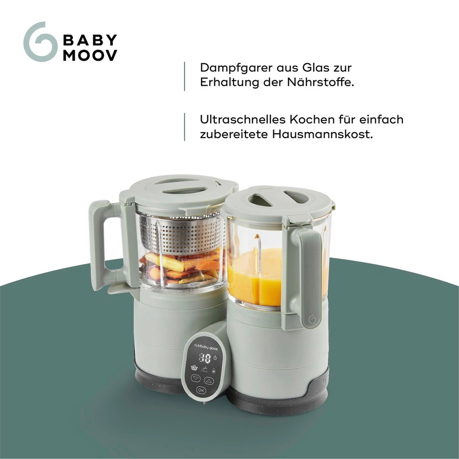 Babymoov Nutribaby Glass Babynahrungszubereiter und Sterilisator - Bild 2