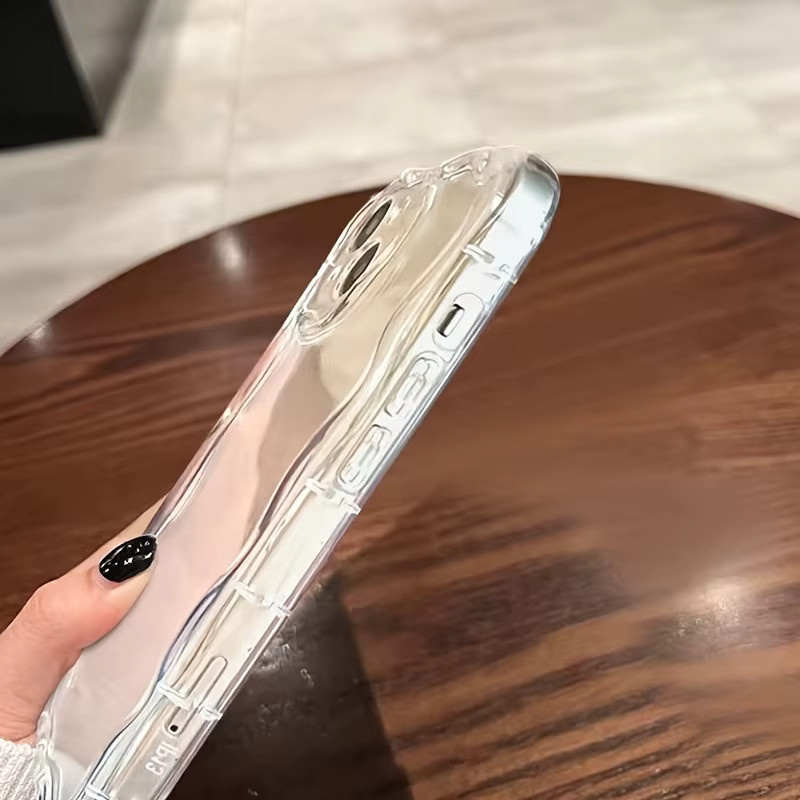 Stoßfeste transparente Silikon-Handyhülle für iPhone 11 bis iPhone 17 Pro Max - Bild 4