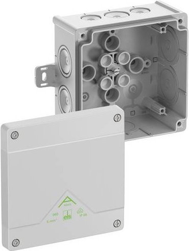 Spelsberg Abzweigkasten Grau IP66 B/T/H: 12,7 x 12,7 x 7,0 cm - Bild 1
