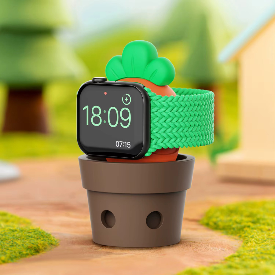 sikai Silikon-Ladestation für Samsung Galaxy Watch 8/7/6/6 Classic, Gelb - Bild 4
