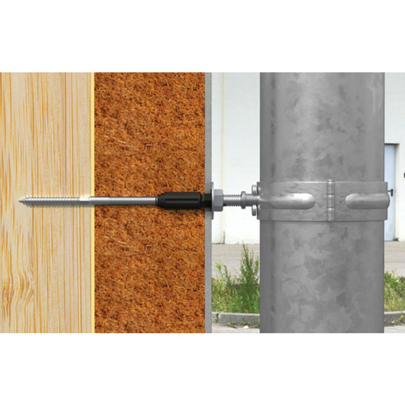Fischer Abstandsmontagesystem Thermax 10/160 M10 B aus Stahl und Kunststoff, bunt - Bild 5