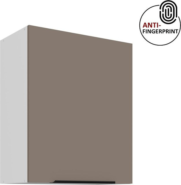 Küchen Hängeschrank ARIA Sandgrau matt mit Einlegeböden Breite: 60 cm, Höhe: 72 cm - Bild 1