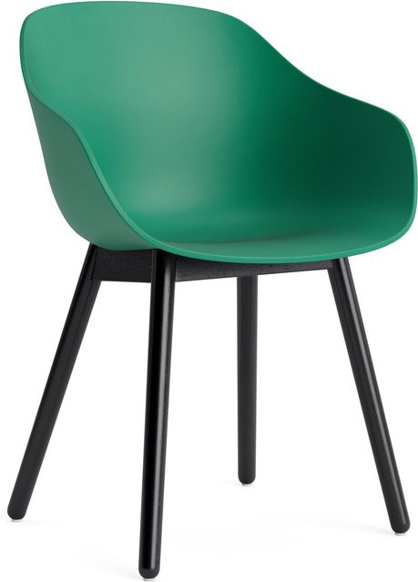 HAY About A Chair AAC 212 mit Armlehnen in Grün aus Holz mit organischem Design und mattem Finish - Bild 1