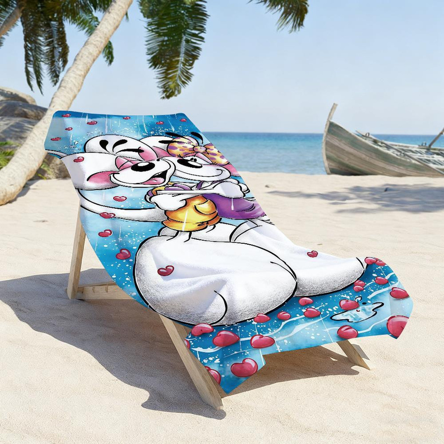 Diddl Cartoon Ratte Maus Handtuch von JMG Household Supplies, schnelltrocknend und sanddicht, Mehrfarbig, B x H: 40 x 70 cm - Bild 5