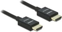 Delock Koaxiales High Speed HDMI-Kabel 48 Gbps 8K 60Hz Schwarz 2,0 m - Bild 1