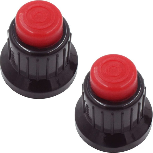 2er-Set Ersatz-Zündknopf mit roter Kappe für Outdoor-Terrassen-Gasheizungen - Bild 1