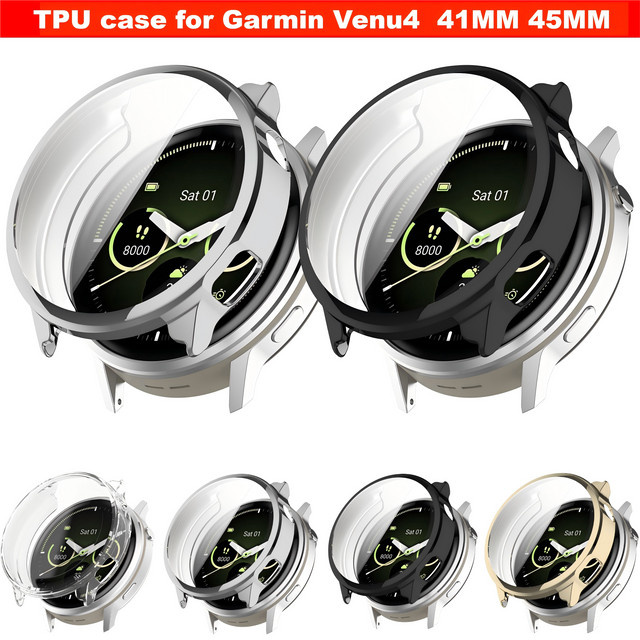 Garmin Smartwatch-Hülle TPU, transparent, für Venu 4 41mm 45mm - Bild 1
