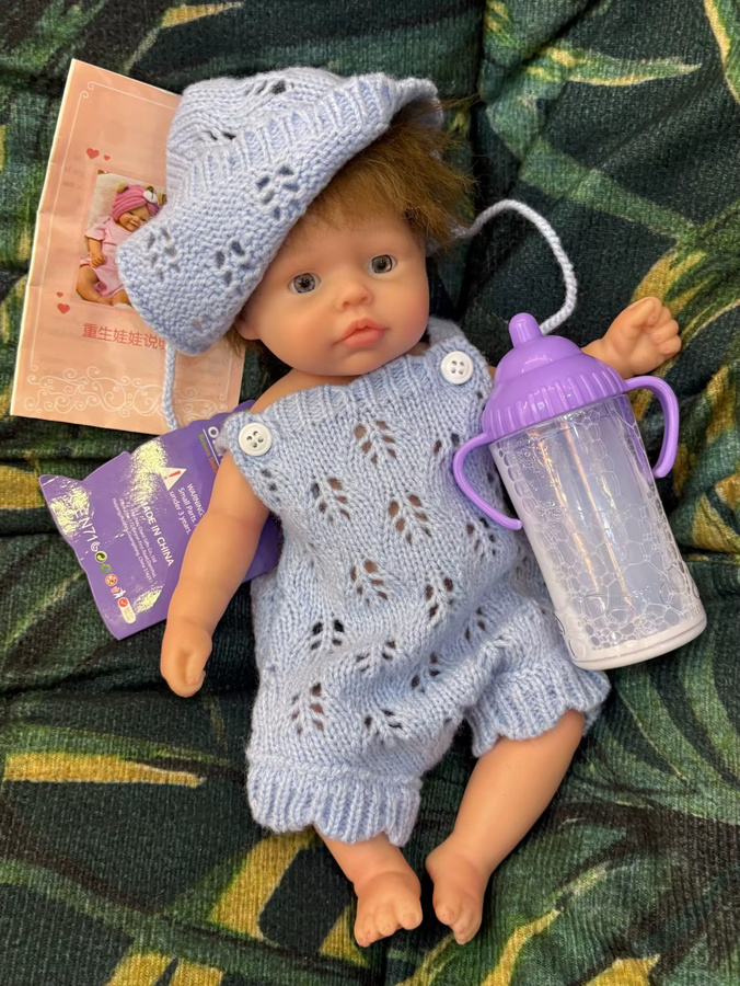 Aizwa Bebe Reborn Girl, Silikonpuppe, 25,4 cm, ab 3 Jahre - Bild 4