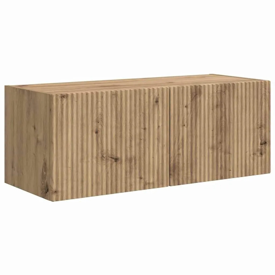 vidaXL TV-Wandschrank Eiche Modern Braun B: 60 cm, T: 31 cm, H: 29,5 cm - Bild 2