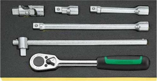 Stahlwille TCS 1/2-512/6 Steckschlüsselsatz in Gelb und Silber mit 1/2 Zoll Antrieb - Bild 1