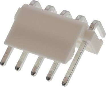 Molex Einbau-Stiftleiste Standard 5-polig in Weiß mit 3,96 mm Rastermaß - Bild 1