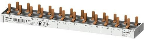 Siemens Stiftsammelschiene kompakt 5ST36741 in Silber mit 10mm2 Anschluss und CBE 12x 1 TE berührungssicher - Bild 1
