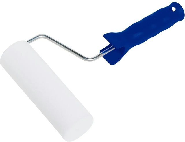 LUX-TOOLS Schaum-Roller mit Rahmen in Weiß, Breite: 15 cm - Bild 1
