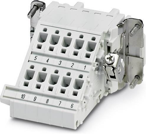 Phoenix Contact Klemmenadapter HC-B 10-A-DT-PEL-F in Weiß, 5 Stück - Bild 1