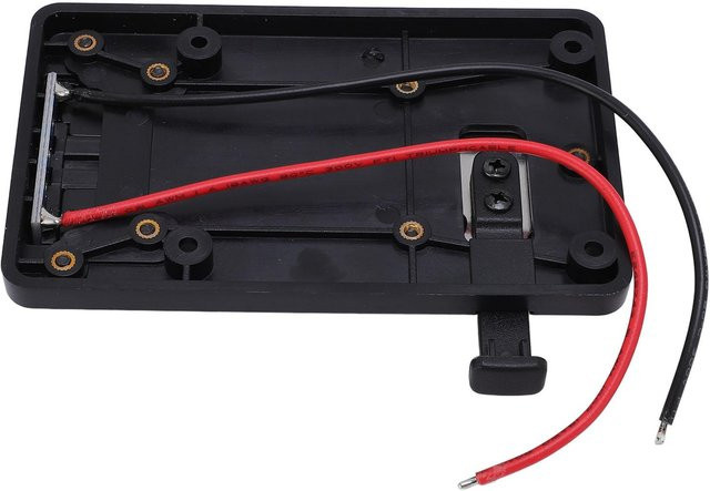 Koogeelife V-Mount Schnallenplatte Montageadapter Halterung für Kamera und Drahtloses Bildübertragungsgerät, Schwarz - Bild 1
