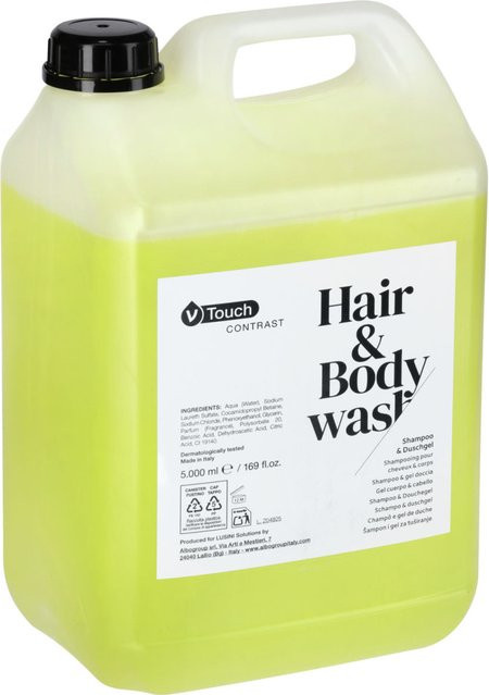 V-Touch Contrast 2 in 1 Shampoo und Duschgel, 5000 ml, Unisex - Bild 1