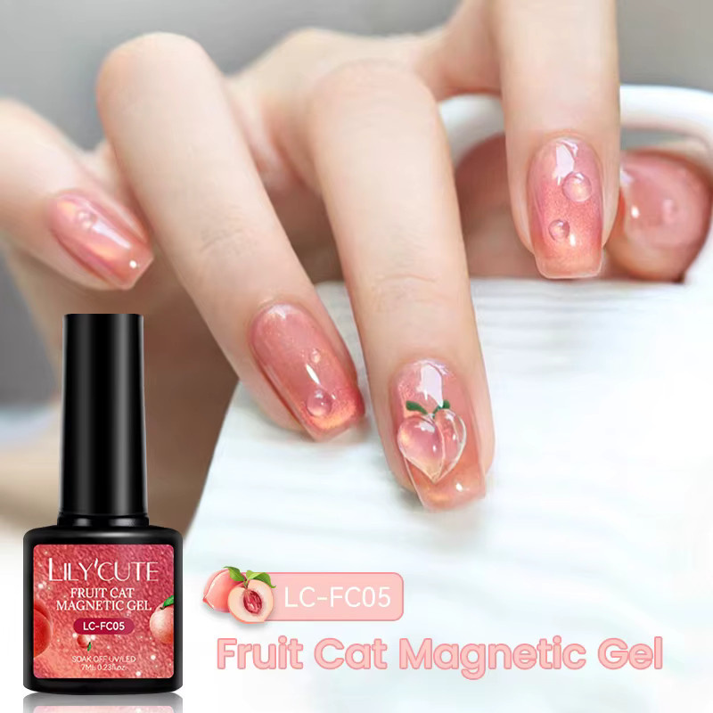 LILYCUTE Magnet-Nagellack, 7 ml, schimmernd, Gel - Bild 2
