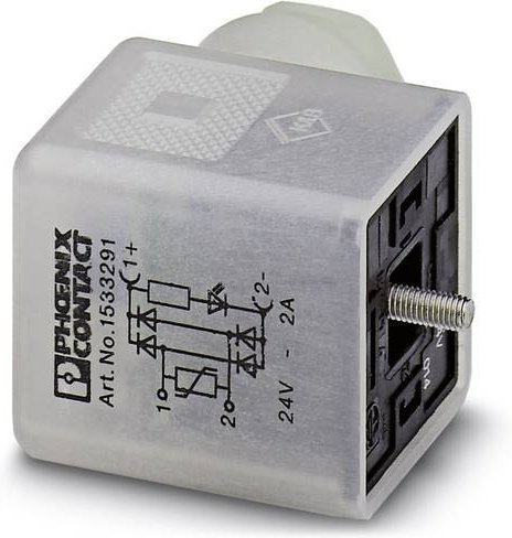 Phoenix Contact Ventilstecker SACC-V-3CON-PG9/A-GVL 12/24 in Grau - Bild 1