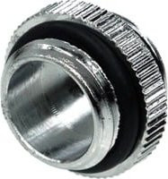 Alphacool HF Doppelnippel G1/4 AG auf G1/4 AG mit O-Ring Ersatzteil in Schwarz, Silber oder Kupfer - Bild 1