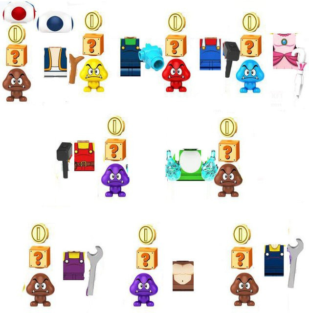 Disney Super Mario Mini-Figuren, Einzelfigur, Kunststoff, Bunt / Mehrfarbig - Bild 1