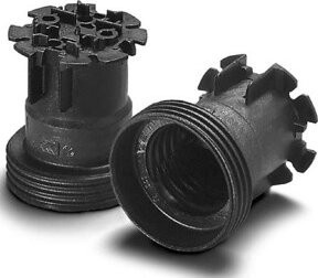 Houben E27 Fassung aus Thermoplast in Schwarz - Bild 1