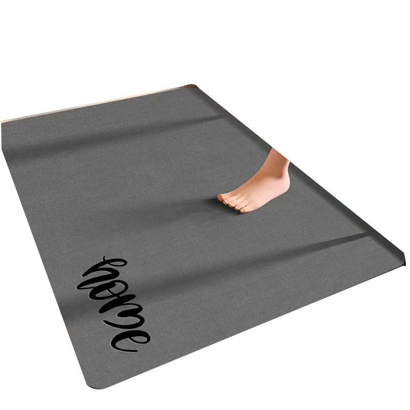 Rutschfeste Diatomeenerde Bodenmatte von Yiran Furniture in Grau, schnelltrocknend, B/B: 50 x 80 cm - Bild 2