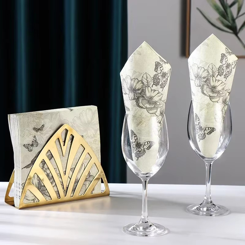 GUANYAO Papierservietten mit floralem Blumen Vogel und Schmetterling Druck in Multicolour, 20 Stück - Bild 2