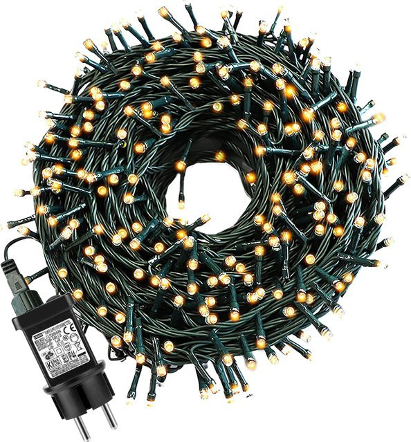 MALITAI LED Weihnachts Lichterkette Wasserdichte Dekorative Girlande für Garten und Hochzeit - Bild 1