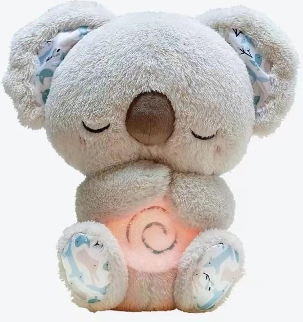 Yiran Health & Beauty Koalabär Plüschtier, atmendes Licht, 28 cm, ab 14 Jahren - Bild 1