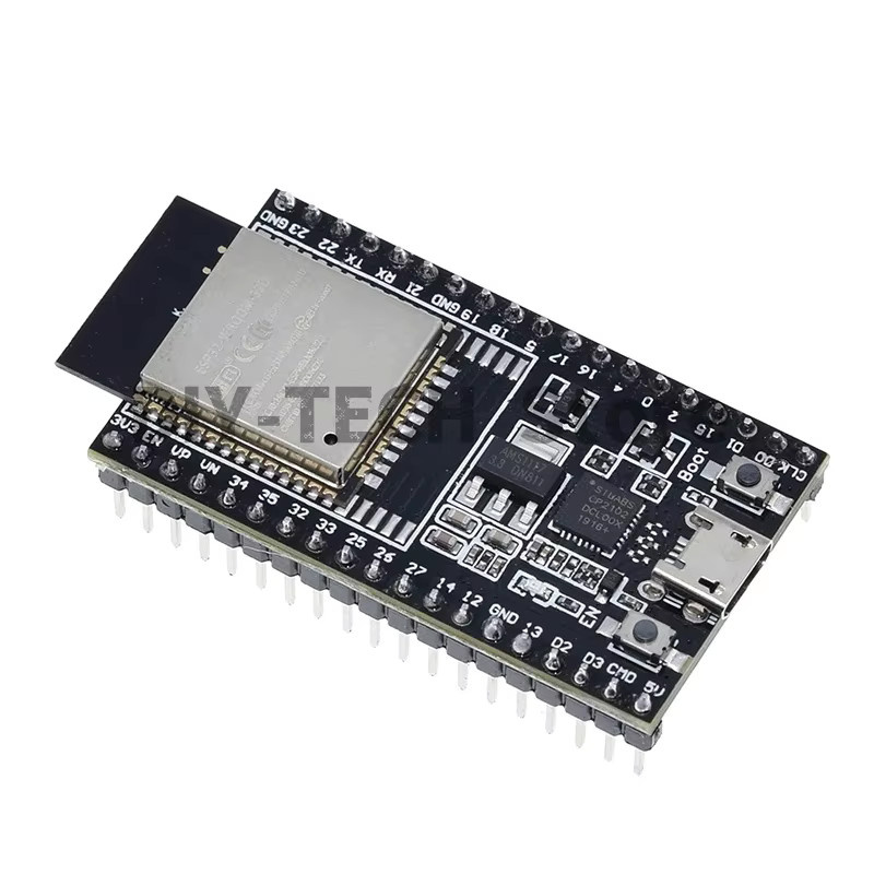 AOKIN ESP32 DevKitC Core Board Entwicklungsboard mit ESP32-WROOM-32D und ESP32-WROOM-32U, Wi-Fi und Bluetooth, Schwarz - Bild 3