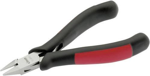Cimco 100808 ESD Seitenschneider ohne Facette aus Edelstahl in Schwarz, Länge: 120 mm - Bild 1