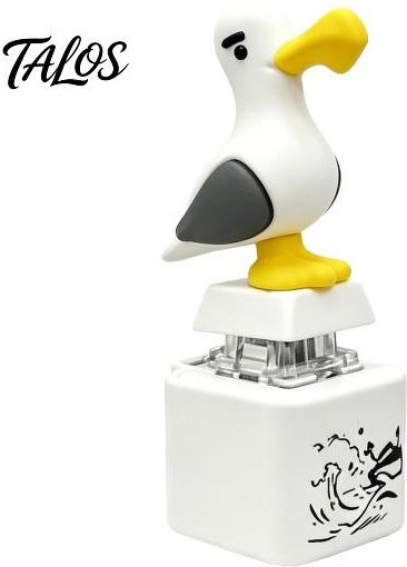 Interaktives Schlüsselanhänger-Spielzeug Tastatur Fidget, mit Ton und Licht, 1-teiliges Set, weiß - Bild 1