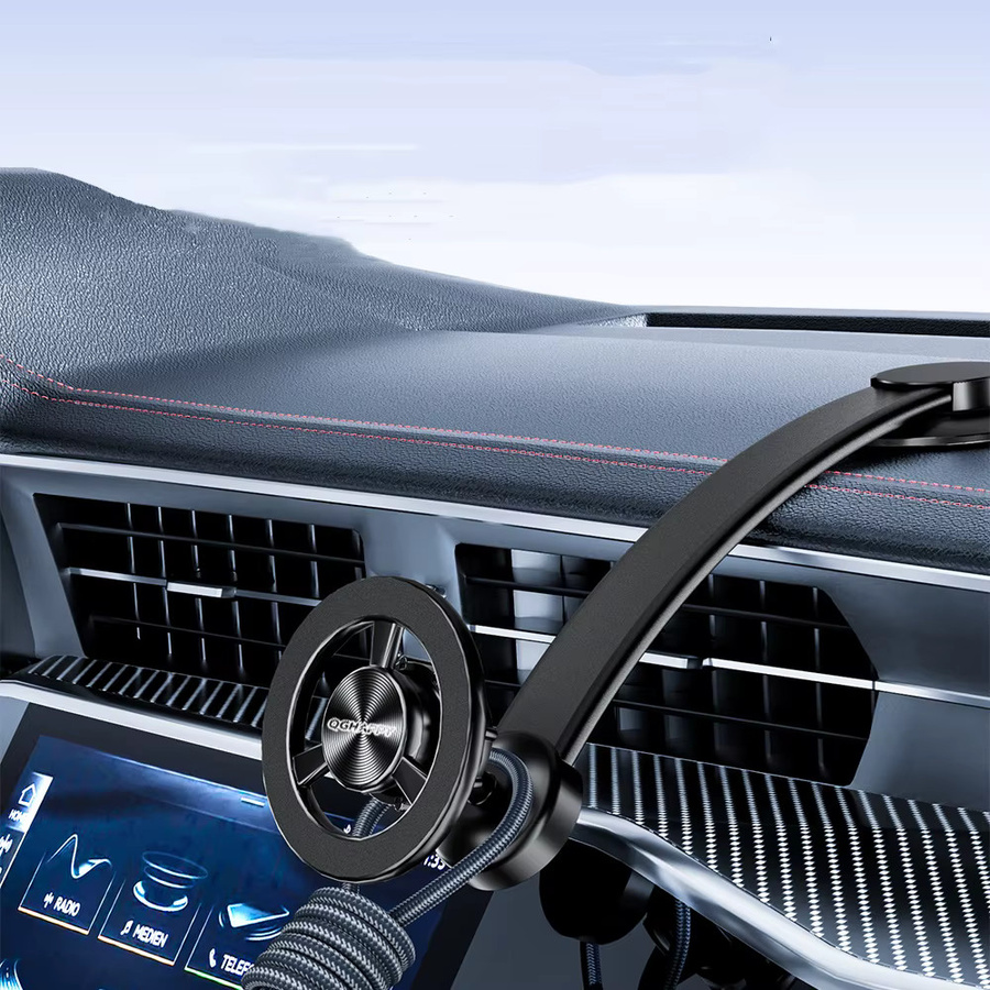 Magnetischer Autotelefonhalter WSSHE in Schwarz für Smartphone und GPS - Bild 5
