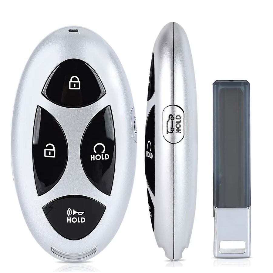 KEYECU Smart Remote Auto Schlüsselanhänger für Hyundai Ioniq 6, Farbe: Silber, 433 MHz, 6A Chip - Bild 1