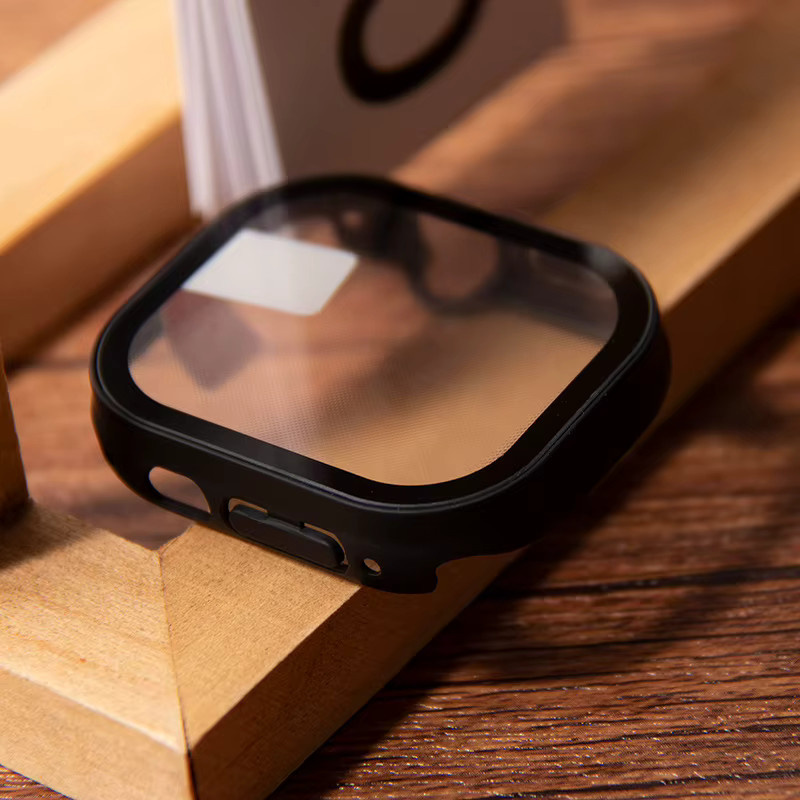Apple Watch Ultra Zubehör, Schutzhülle mit Displayschutz, Schwarz - Bild 4