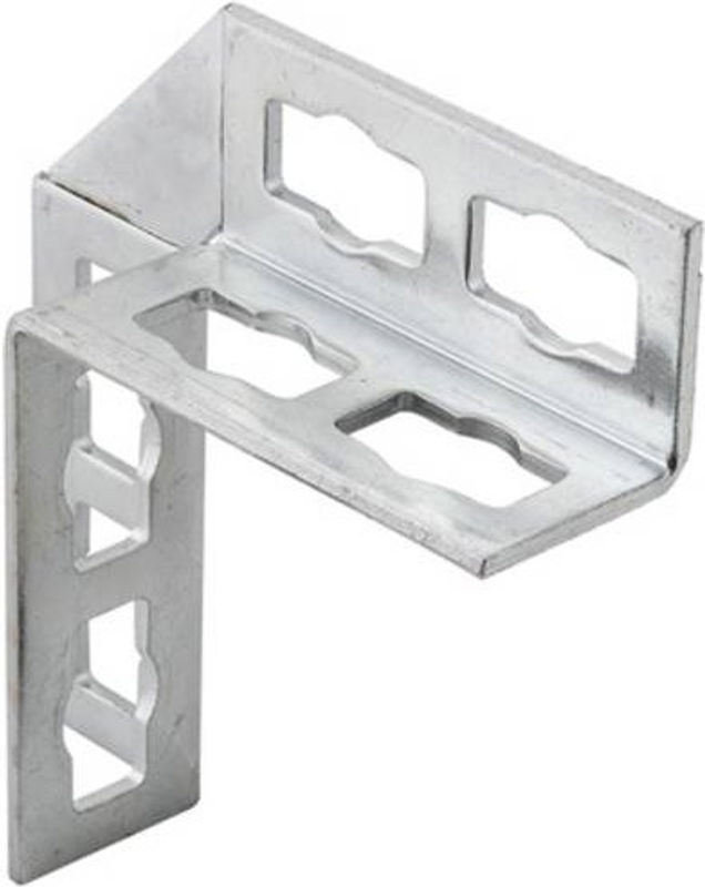 Fischer Universalwinkel aus verzinktem Stahl in Silber, 8 Stück - Bild 2
