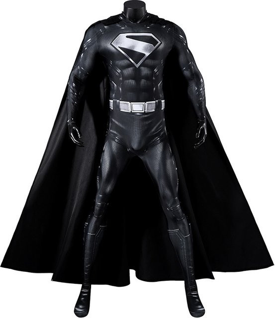 Beast Kingdom Superman Legacy Schwarzer Overall mit Umhang, Cosplay-Kostüm - Bild 1