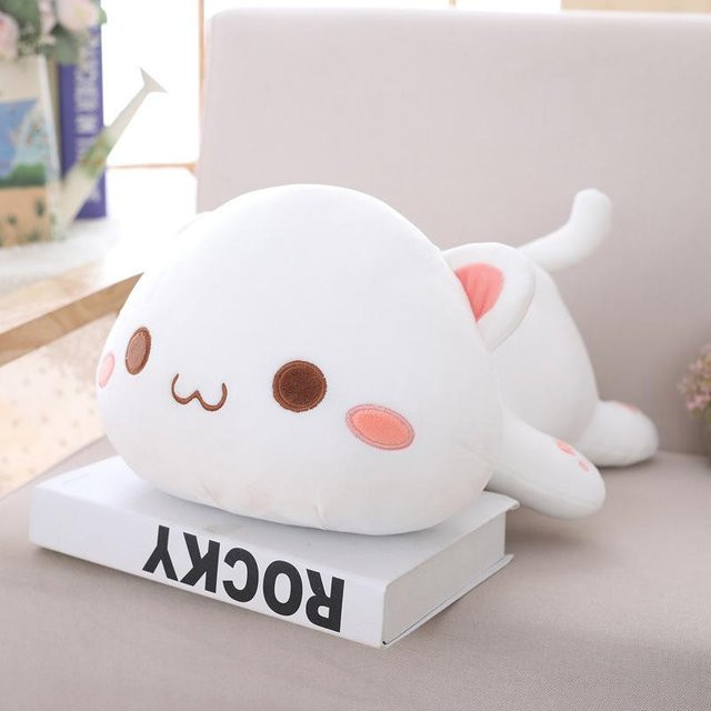 Yiran toy Kawaii Liegende Katze Plüschtier, ab 3 Jahren - Bild 1