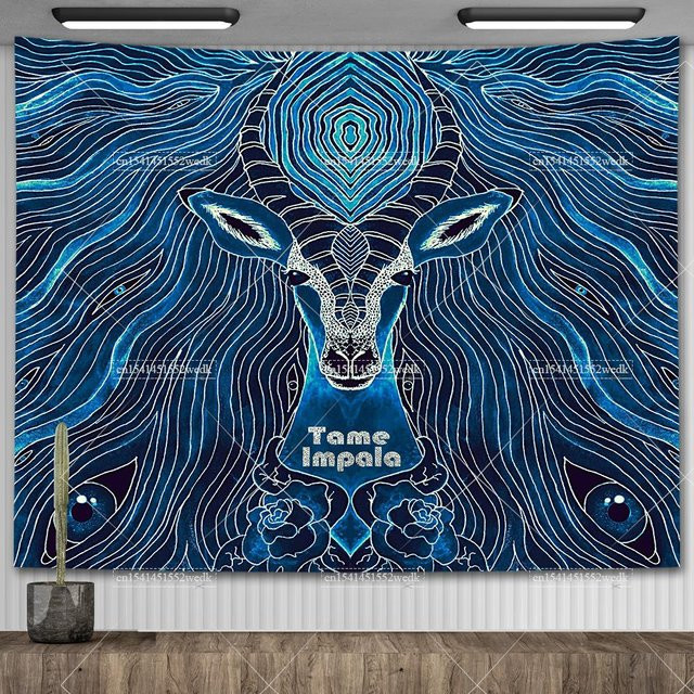 Tame Impala Currents Musikalbum Wandbehang aus Polyester, B/H: 230 x 150 cm - Bild 1