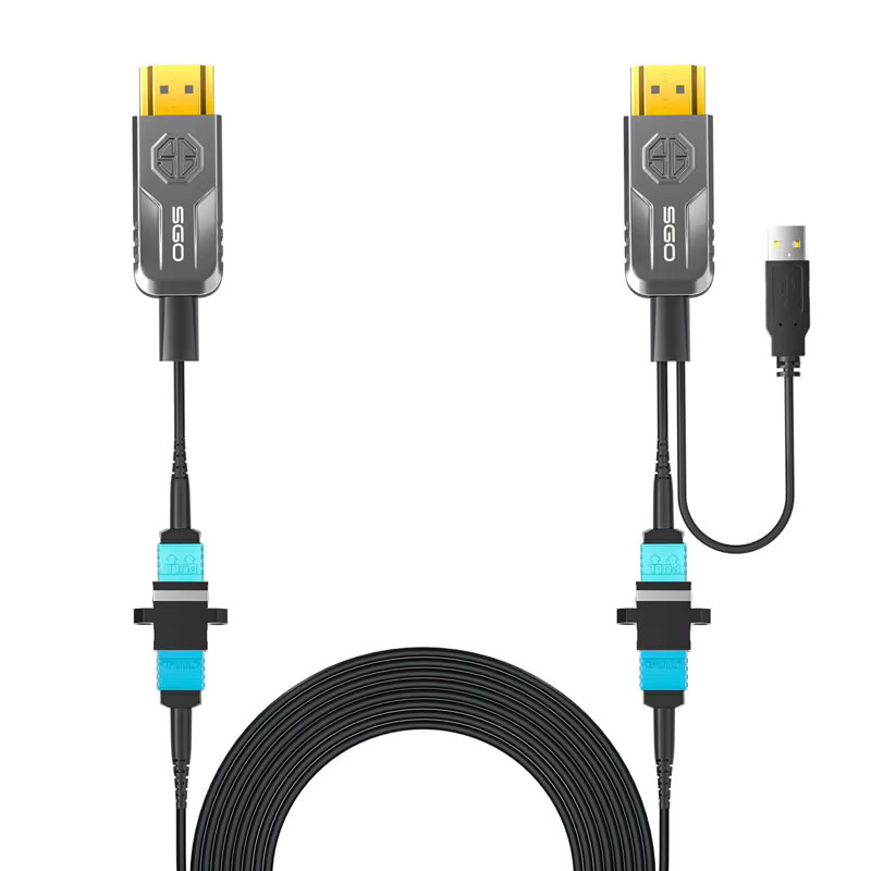 Fanakm HDMI 2.1 Glasfaser Kabel in Schwarz mit 8K UHD Unterstützung und 72 Gbit/s Ultra-Hochgeschwindigkeit für bidirektionale Übertragung - Bild 3