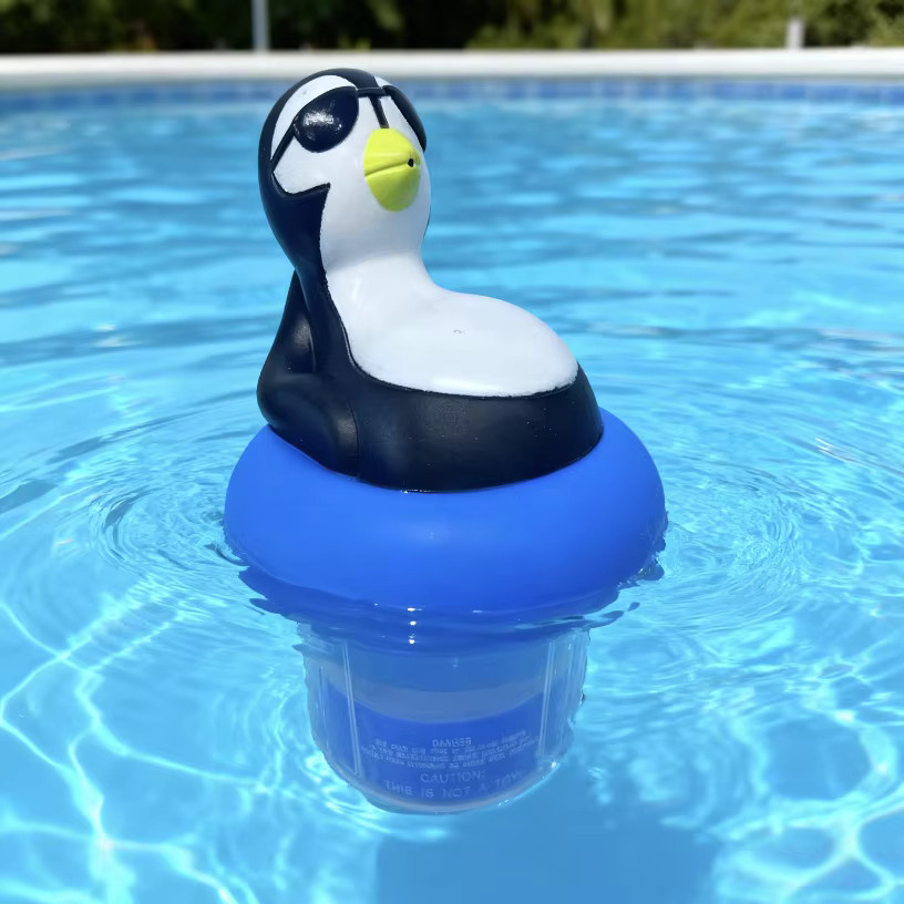 Penguin Floating Pool Chlorspender in Multicolor für Pools und Whirlpools passend für 1- und 3-Zoll-Tabletten - Bild 3