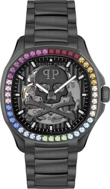 Philipp Plein Armbanduhr Automatik, Edelstahl, 42 mm, Schwarz, Herren - Bild 1