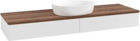 V&B Waschtischunterschrank Antao mit Frontstruktur in Weiß, B/T: 160 x 50 cm - Bild 1