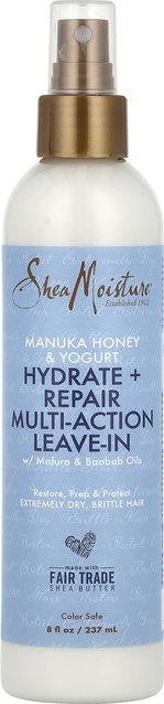 SheaMoisture Moisture + Recovery Leave-In, Manuka-Honig & Joghurt, 237 ml - Bild 1