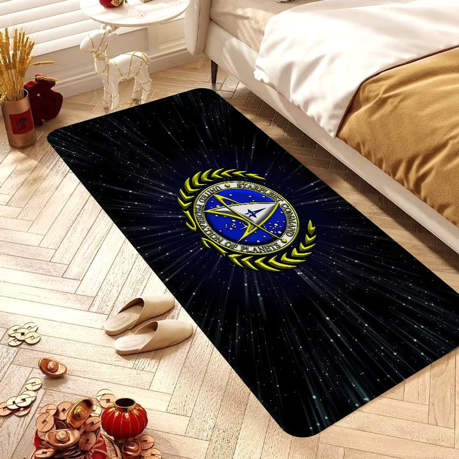 S-Star T-Trek Fußmatte, waschbar und rutschfest für Wohnzimmer, Küche oder Eingangsbereich - Bild 4