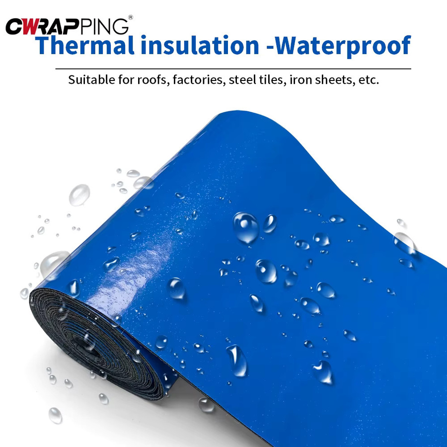 Selbstklebendes wasserdichtes Reparaturband zur Abdichtung von Dachlecks und Rissen in Grau oder Blau - Bild 4