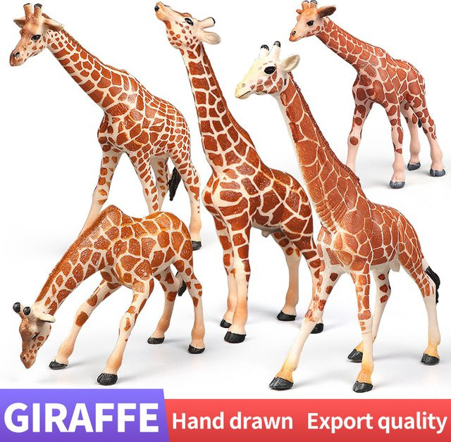 XIALIBAOMOWAN African Wildlife World Giraffe Set, Lernspielzeug, Actionfiguren - Bild 1