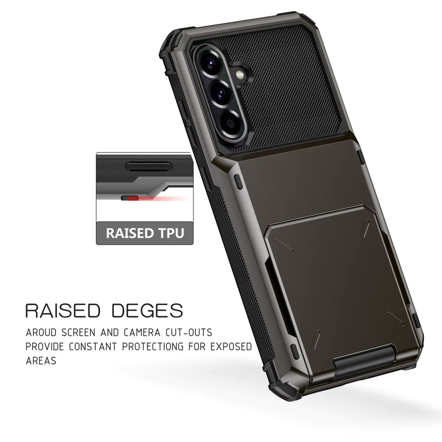Brieftaschen-Handyhülle für Samsung Galaxy A-Serie in Schwarz oder Weiß - Bild 4