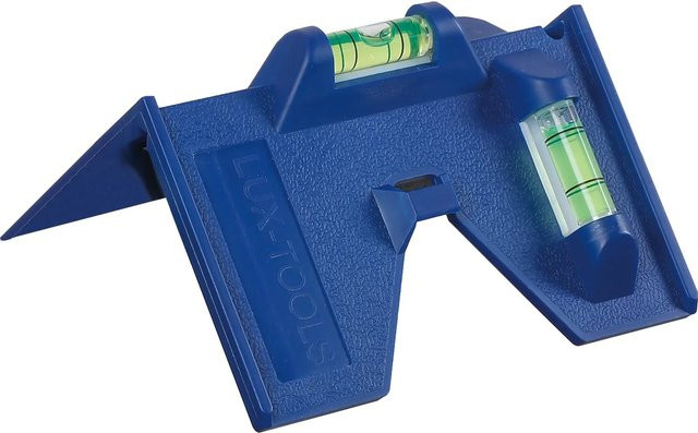 LUX-TOOLS Eckwasserwaage Comfort in Blau aus Kunststoff - Bild 1
